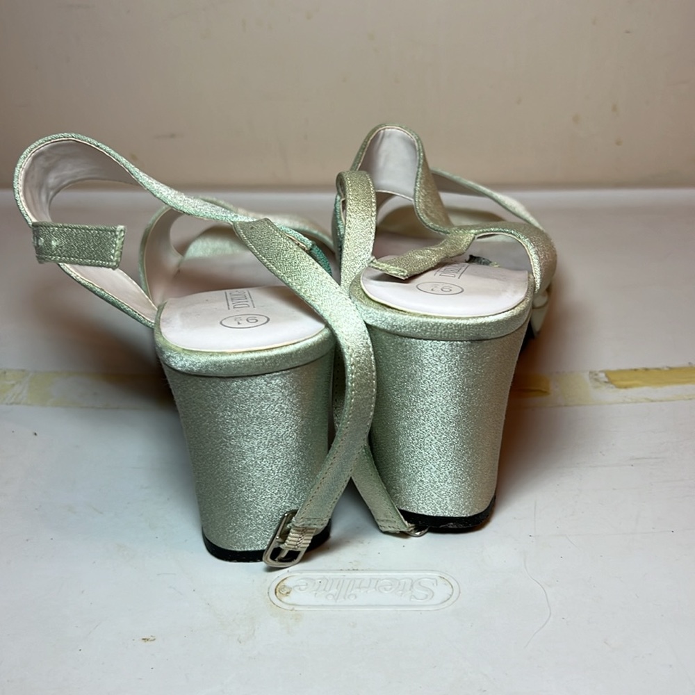 Used Square High Heels Heels - Picture 3 of 5